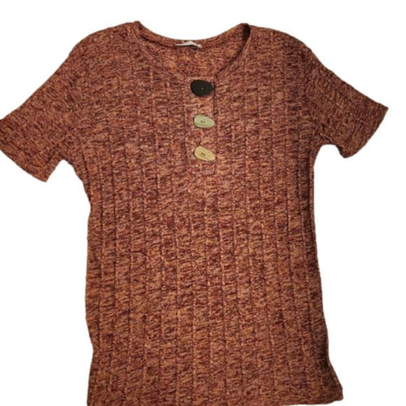 WOMENS ZARA multicolor long short sleeve top size Medium. - Picture 11 of 15